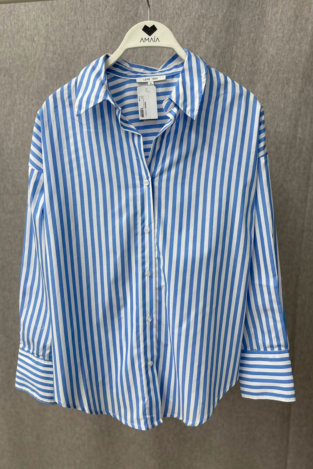 Camisa azul rayas - 10346TM