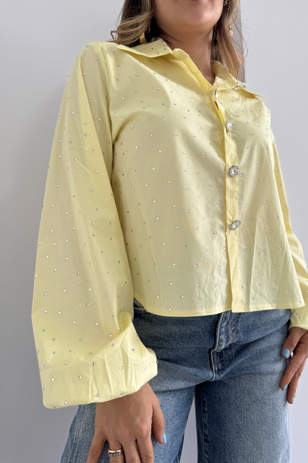 Camisa yellow pied - BT-24043
