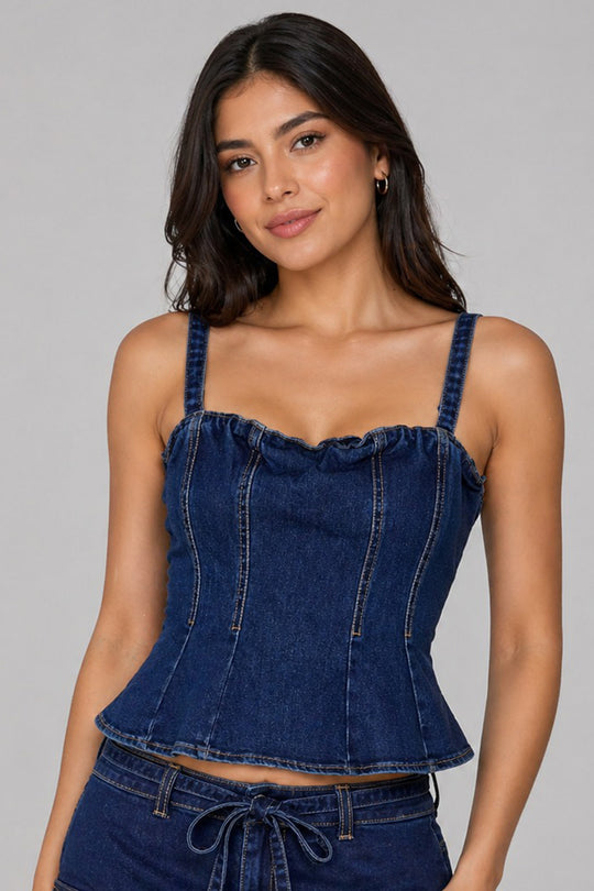 Blusa denim - 1042STN