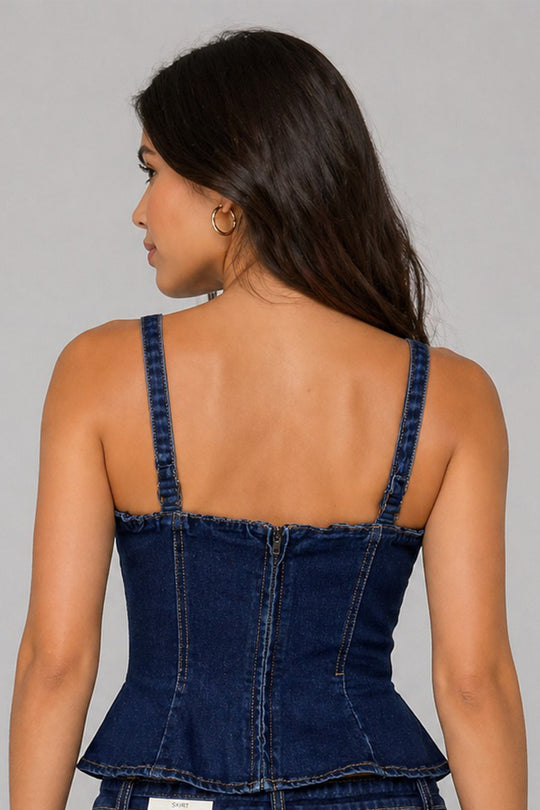 Blusa denim - 1042STN