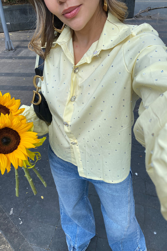 Camisa yellow pied - BT-24043