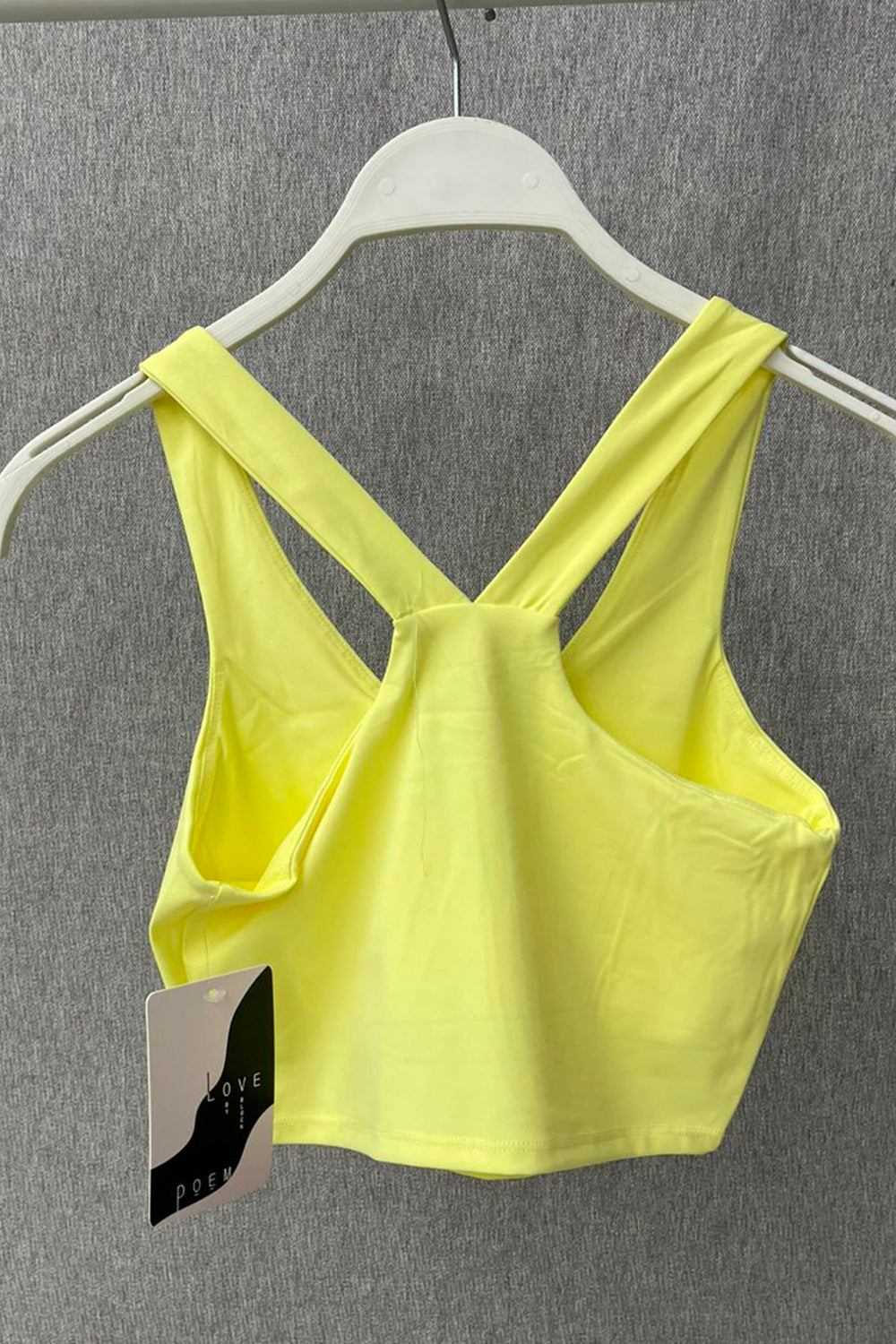 Croptop yellow - ALO-Y54