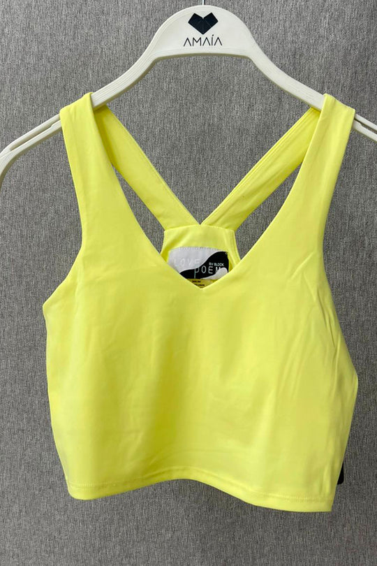 Croptop yellow - ALO-Y54