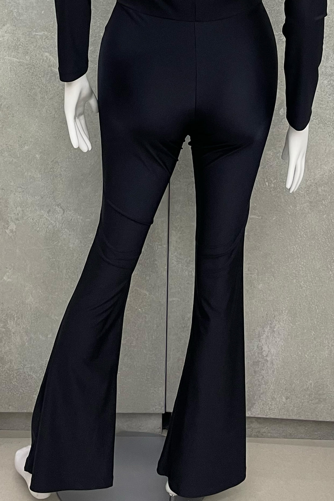 Enterizo escote profundo herrraje - BLACK2606