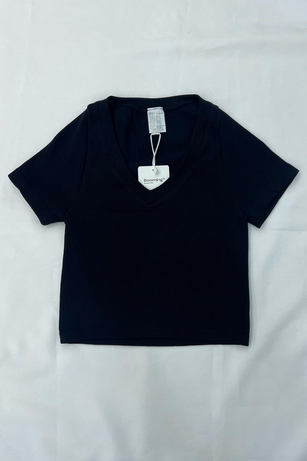 Camiseta rib V - BM24029