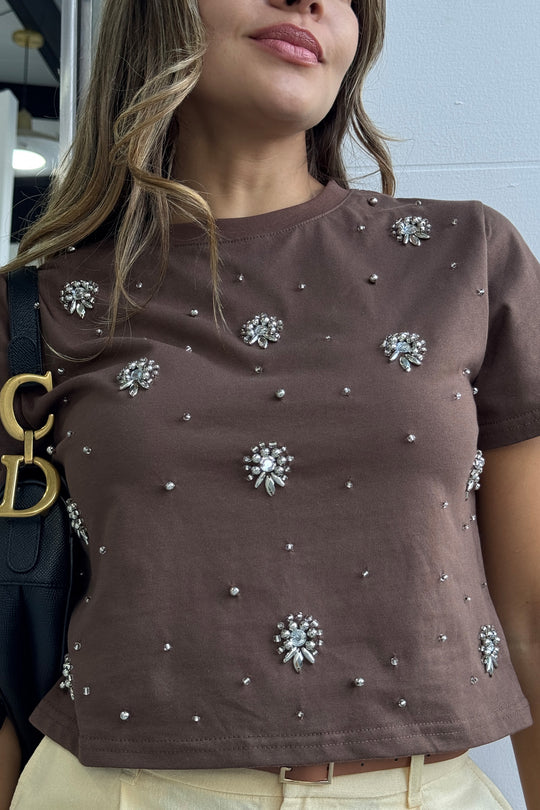 Camiseta flores - BT-25082