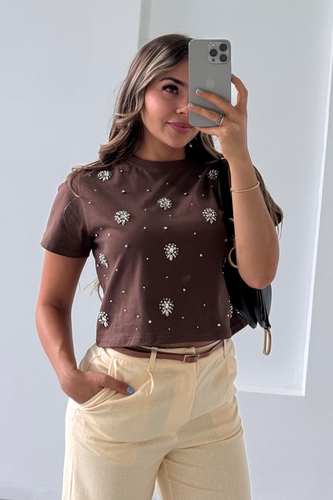 Camiseta flores - BT-25082