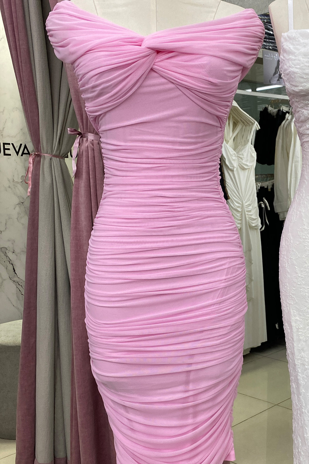 Vestido largo cameo - CC6189