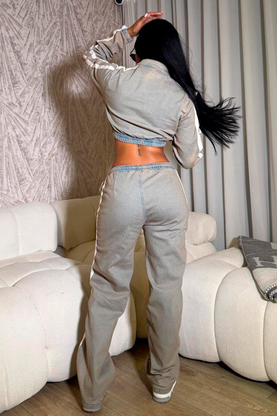 Set denim rayas - CDC10067