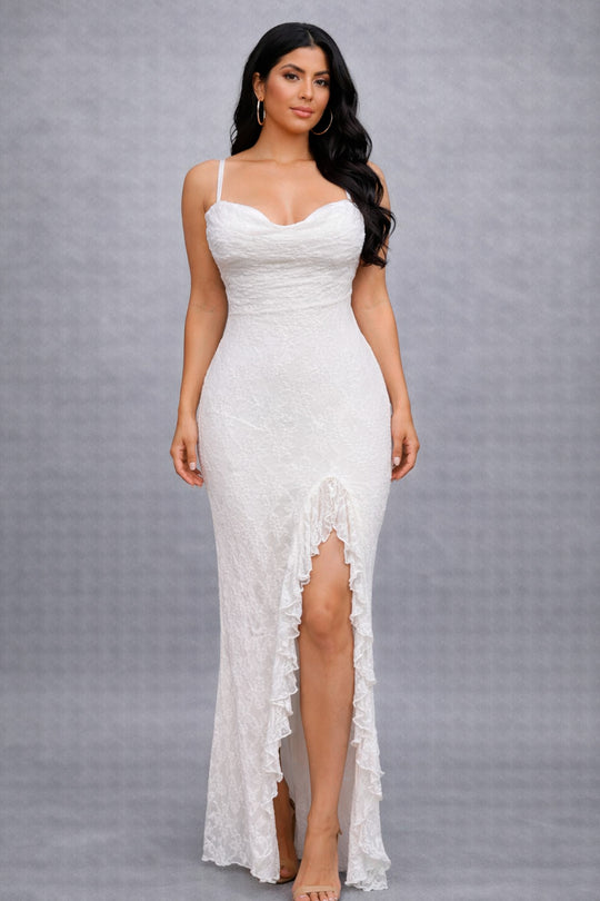 Vestido largo boleros - D40500J