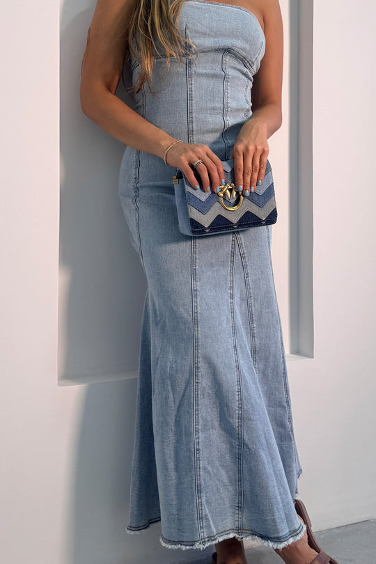 Vestido denim - D40664LT