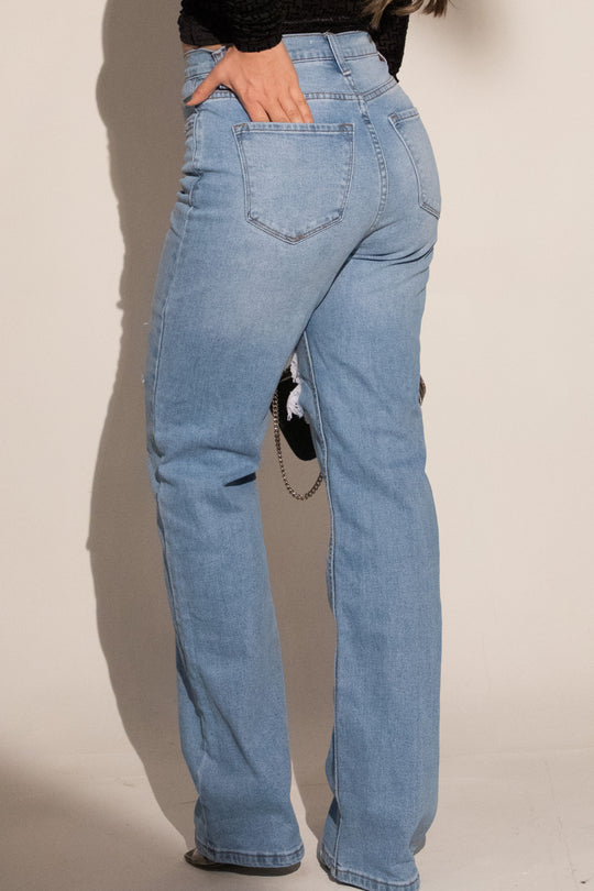 Jean vibrant