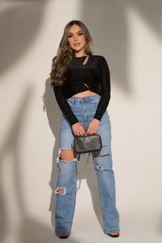 Jean vibrant
