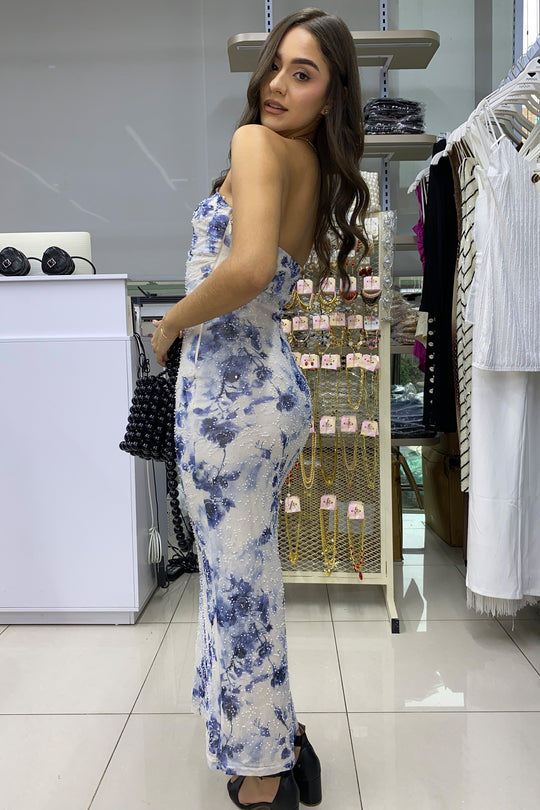 Vestido largo blue - HD30421ED