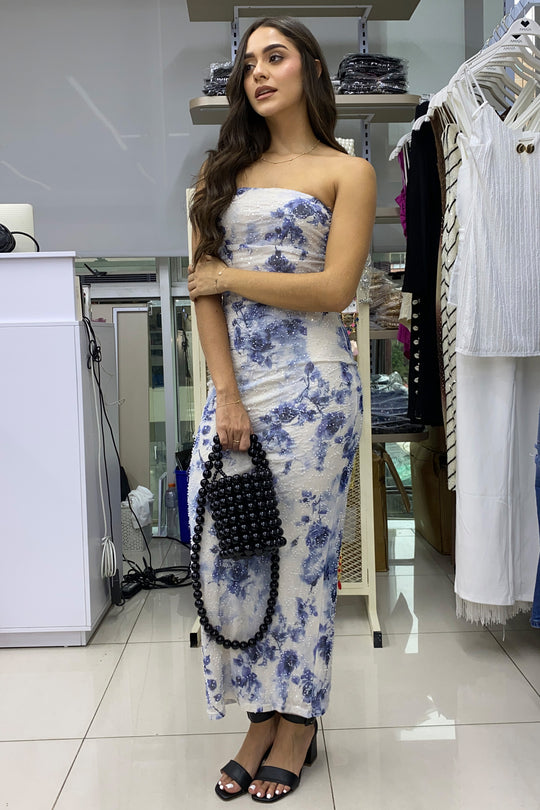 Vestido largo blue - HD30421ED