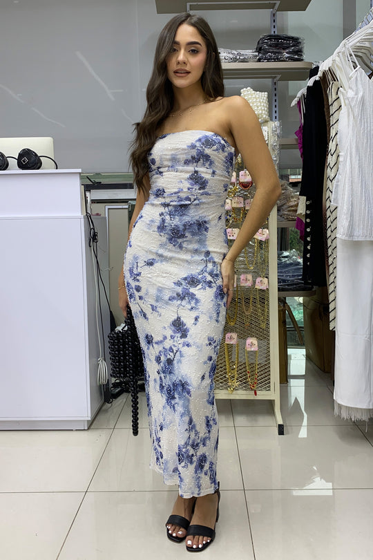 Vestido largo blue - HD30421ED