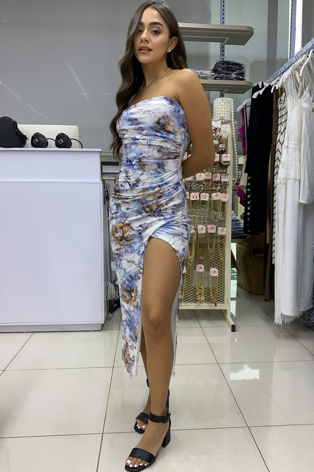 Vestido largo privy - HD30516N