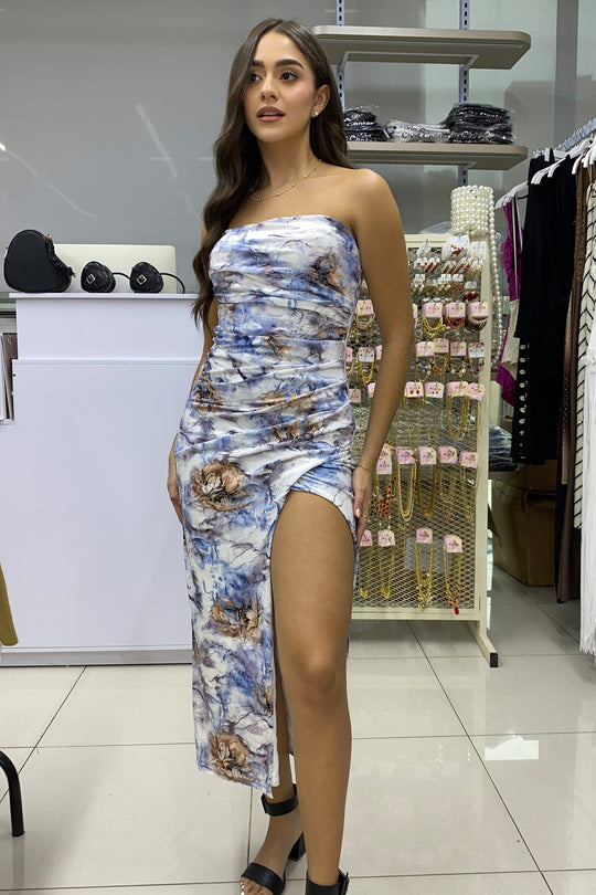 Vestido largo privy - HD30516N