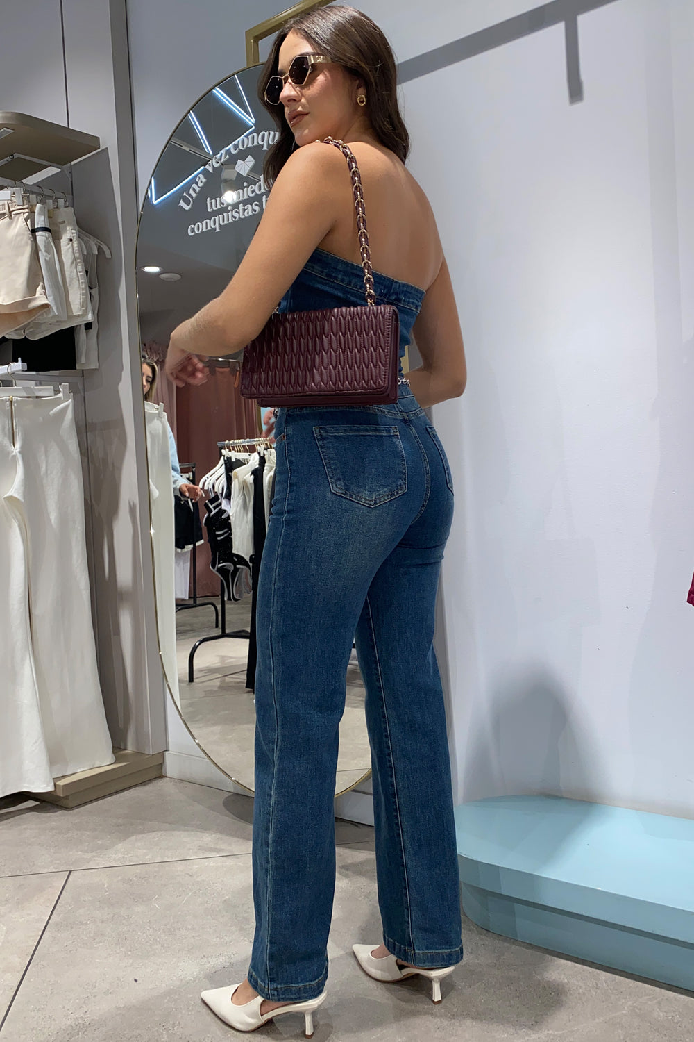 Enterizo denim - K696
