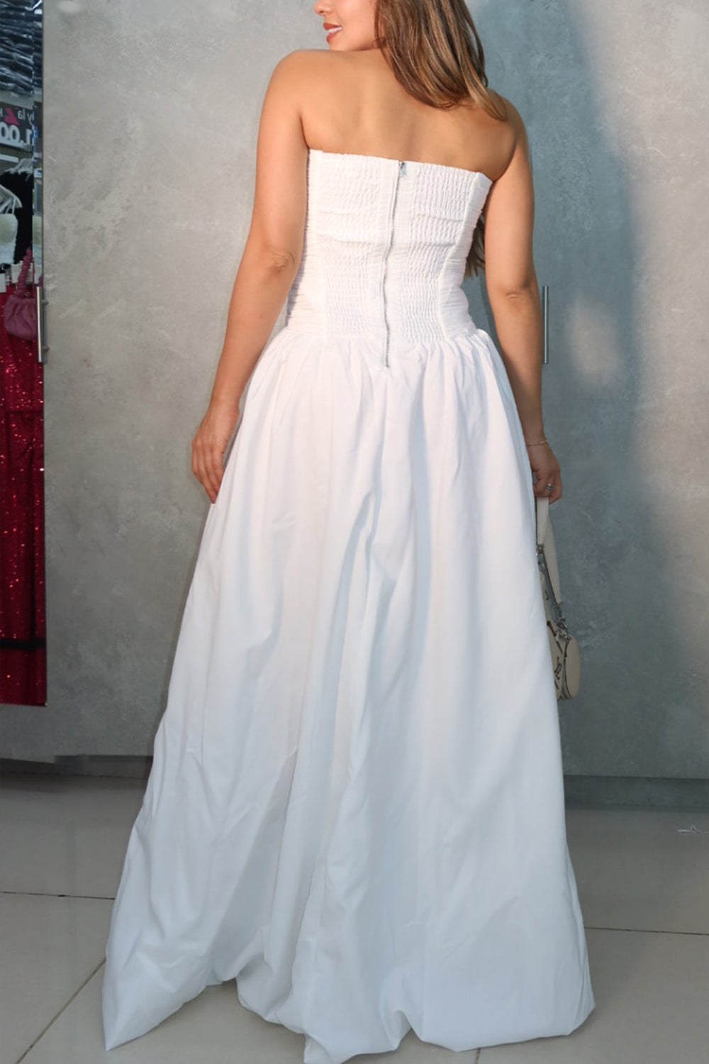 Vestido largo pat - LD11744