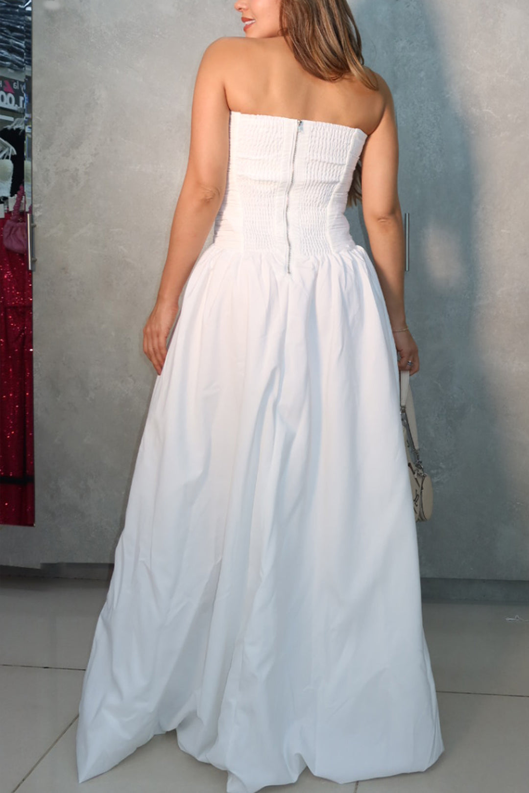 Vestido largo pat - LD11744