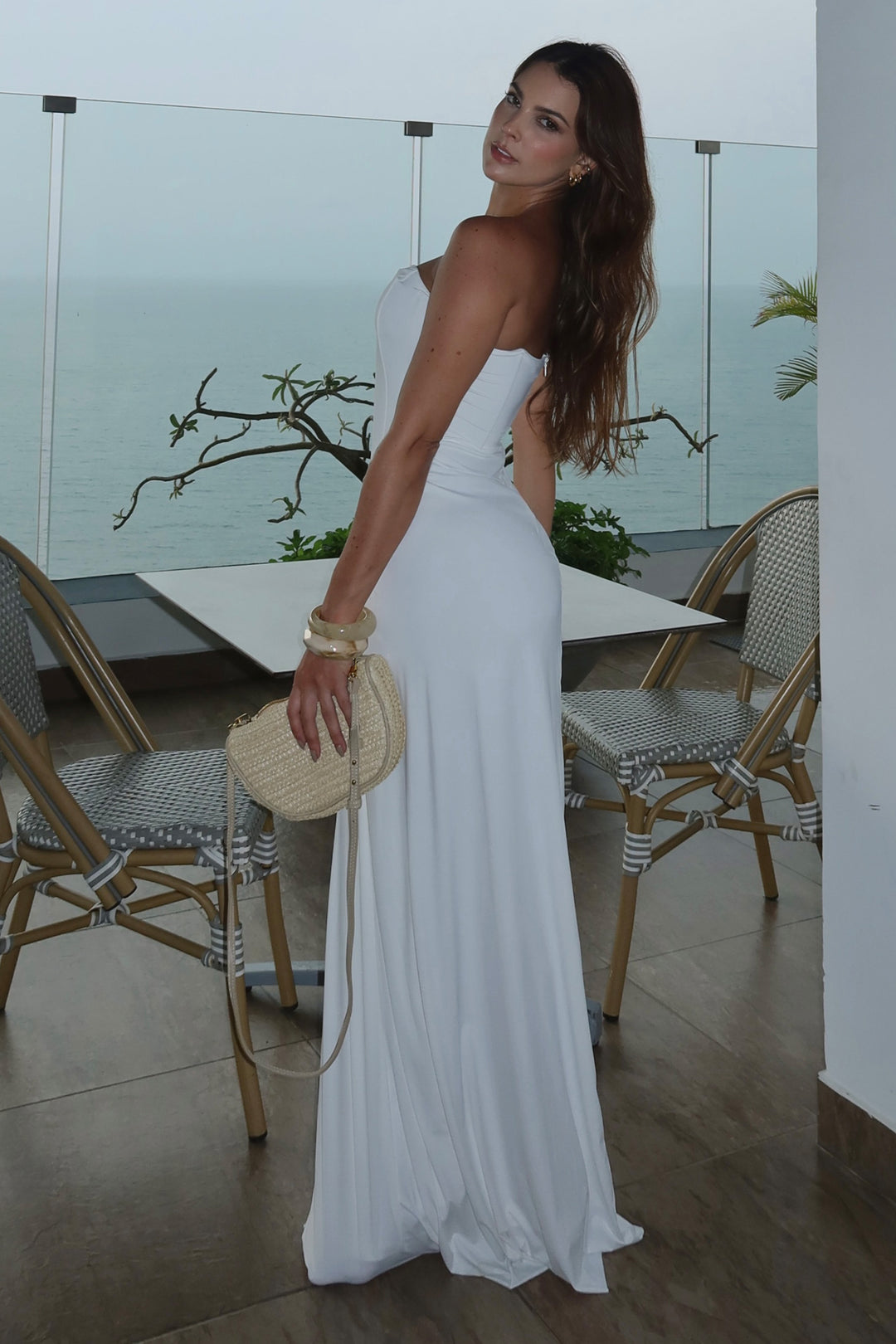 Vestido estraple - LD11821