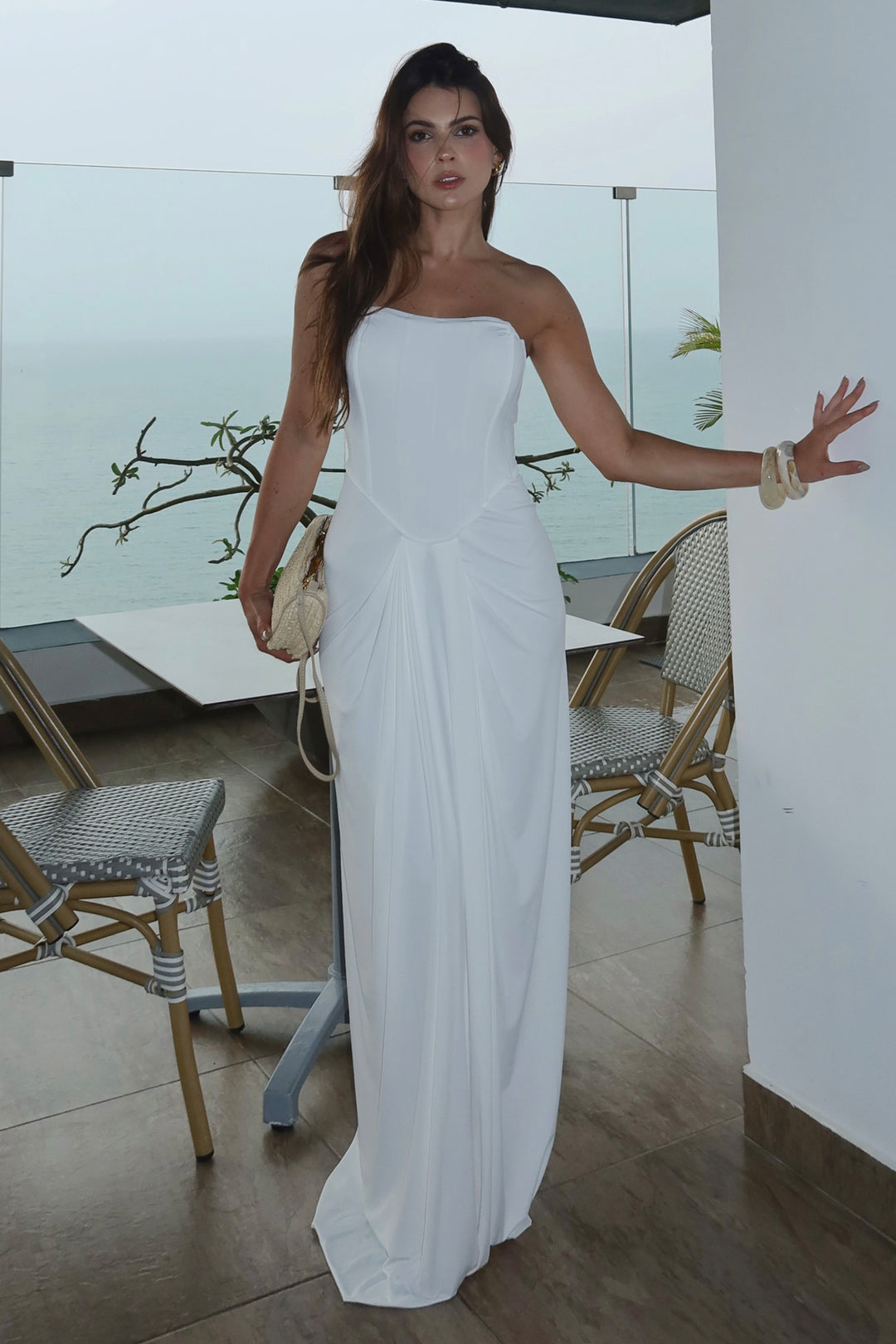 Vestido estraple - LD11821