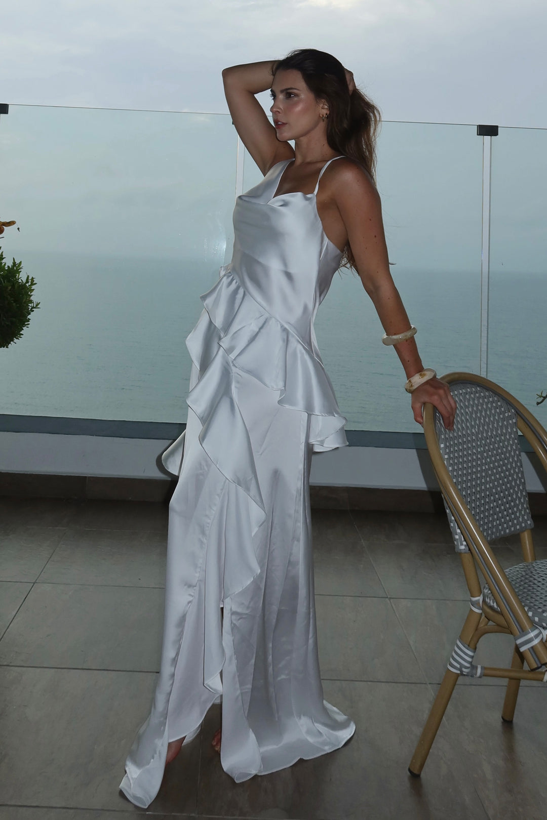 Vestido largo luxxel - LD11846