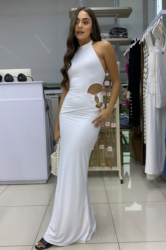Vestido aro dorado - LD12099