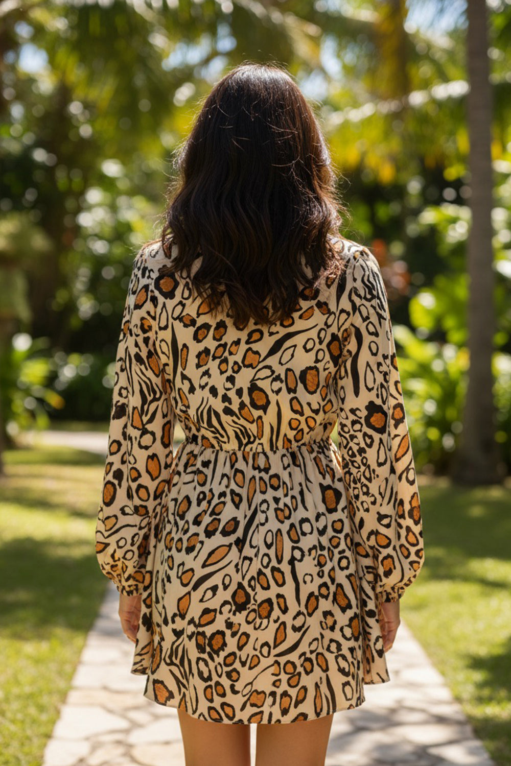 Vestido print - LR11054