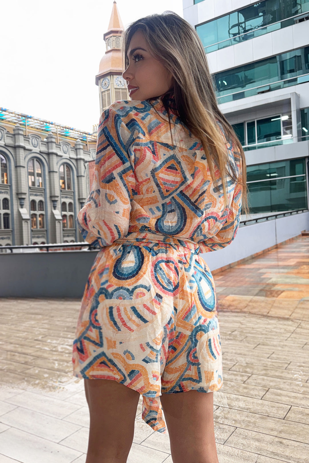 Enterizo short colors - LR11559