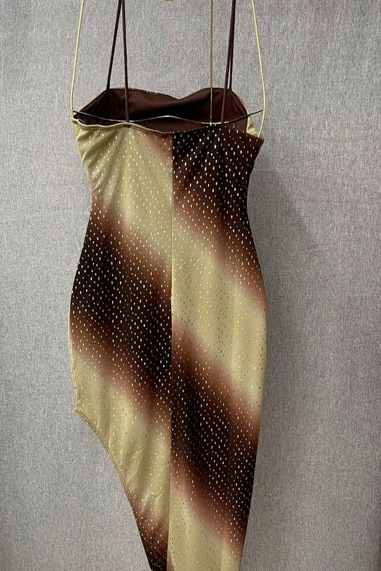 Vestido tierra - MPD1178-B