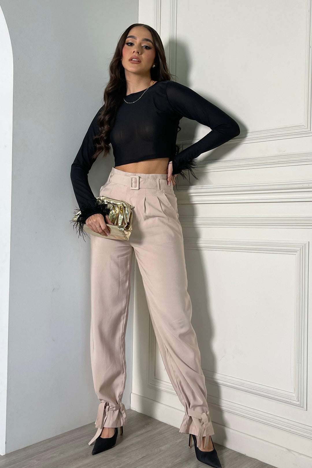 Croptop plumas - NG7689