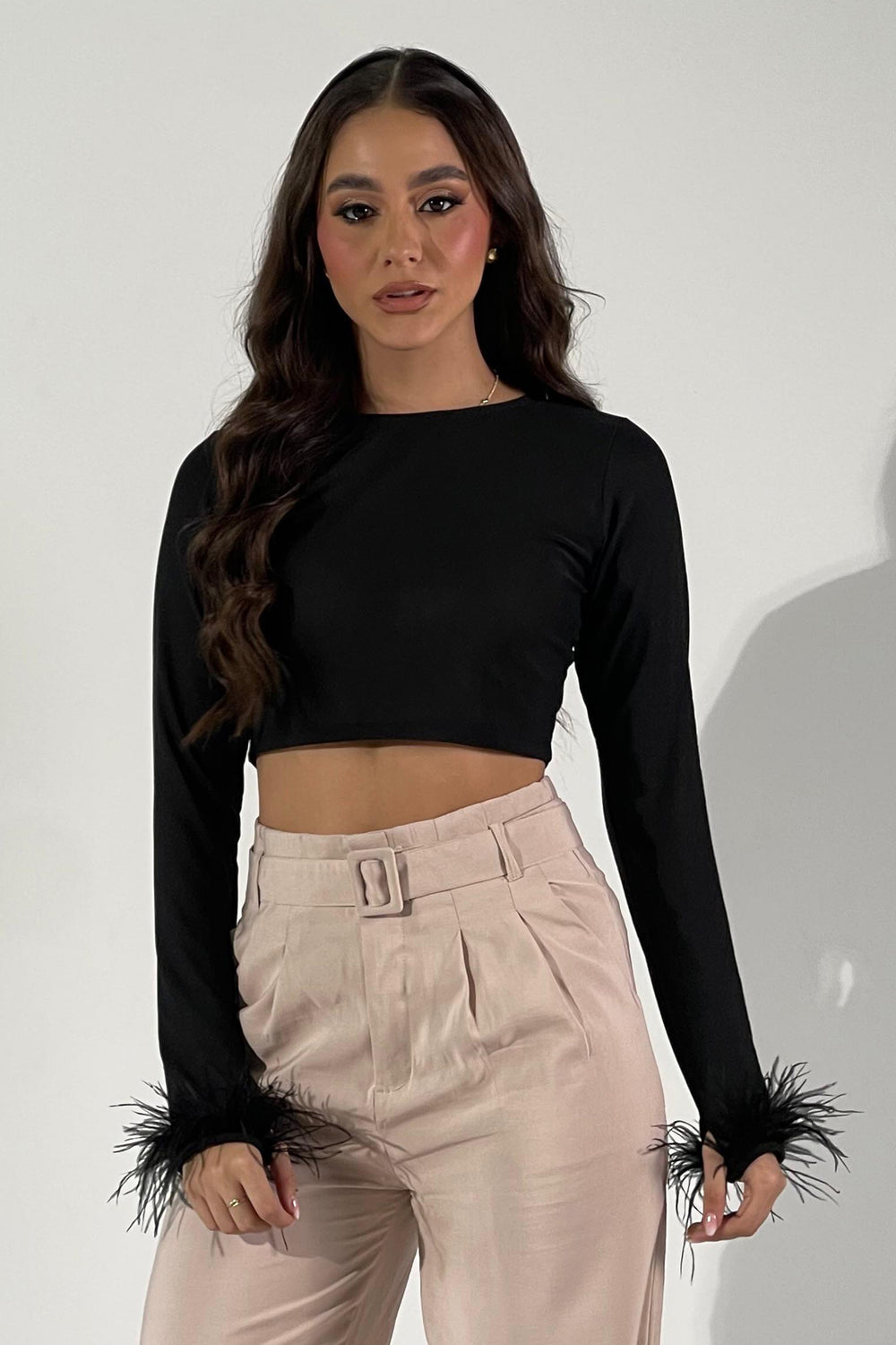 Croptop plumas - NG7689