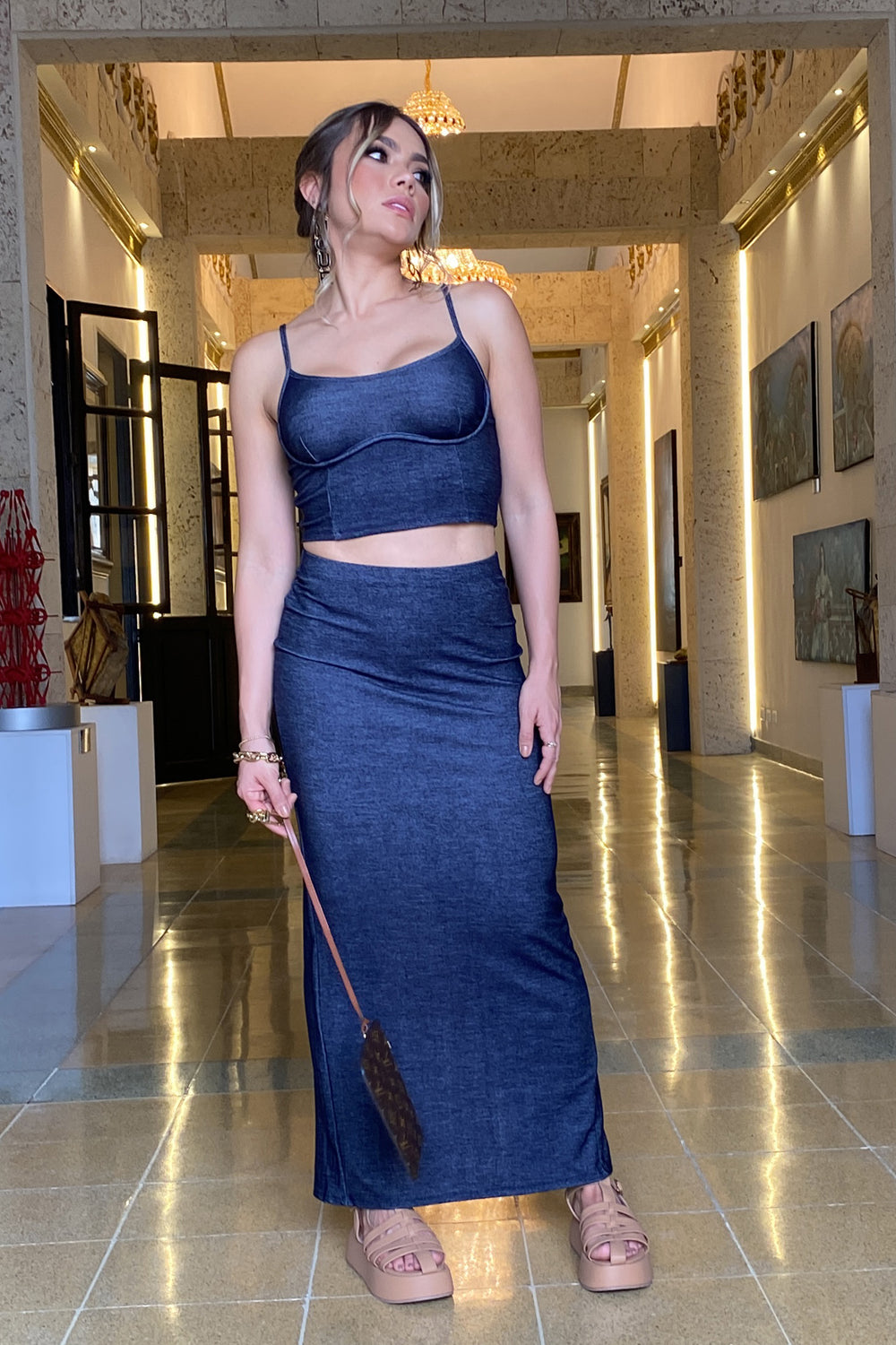 falda larga bear - P2749