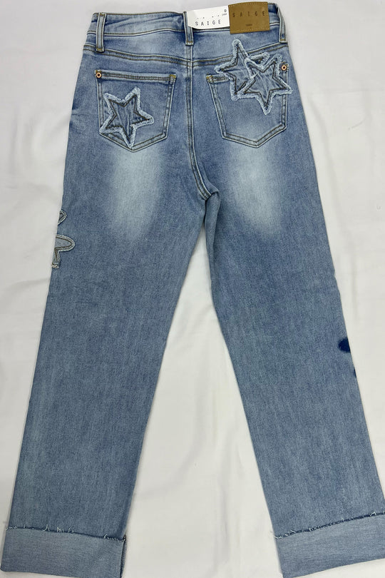 Jeans corazones saige - P8110L