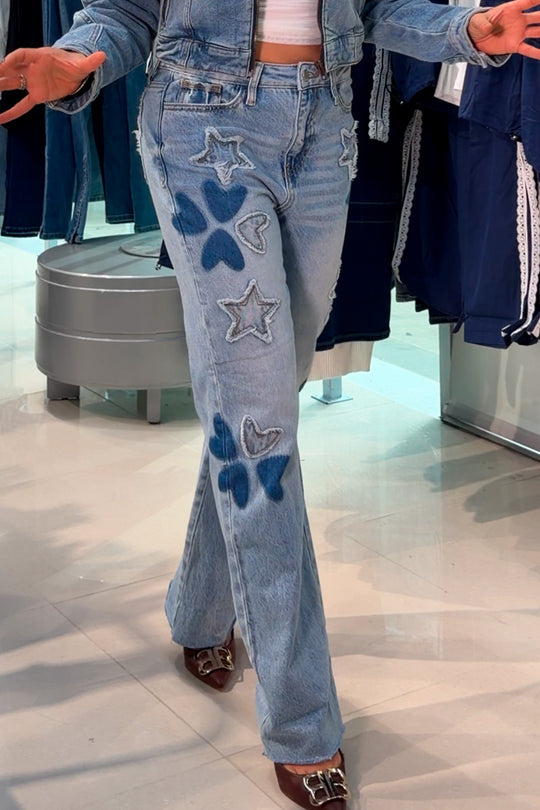 Jeans corazones saige - P8110L
