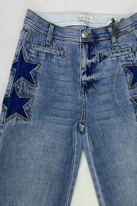 Jeans saige flecos - P8237ML