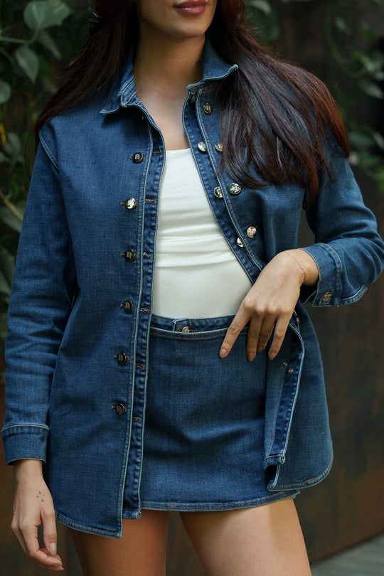 Set short denim - PZM1000
