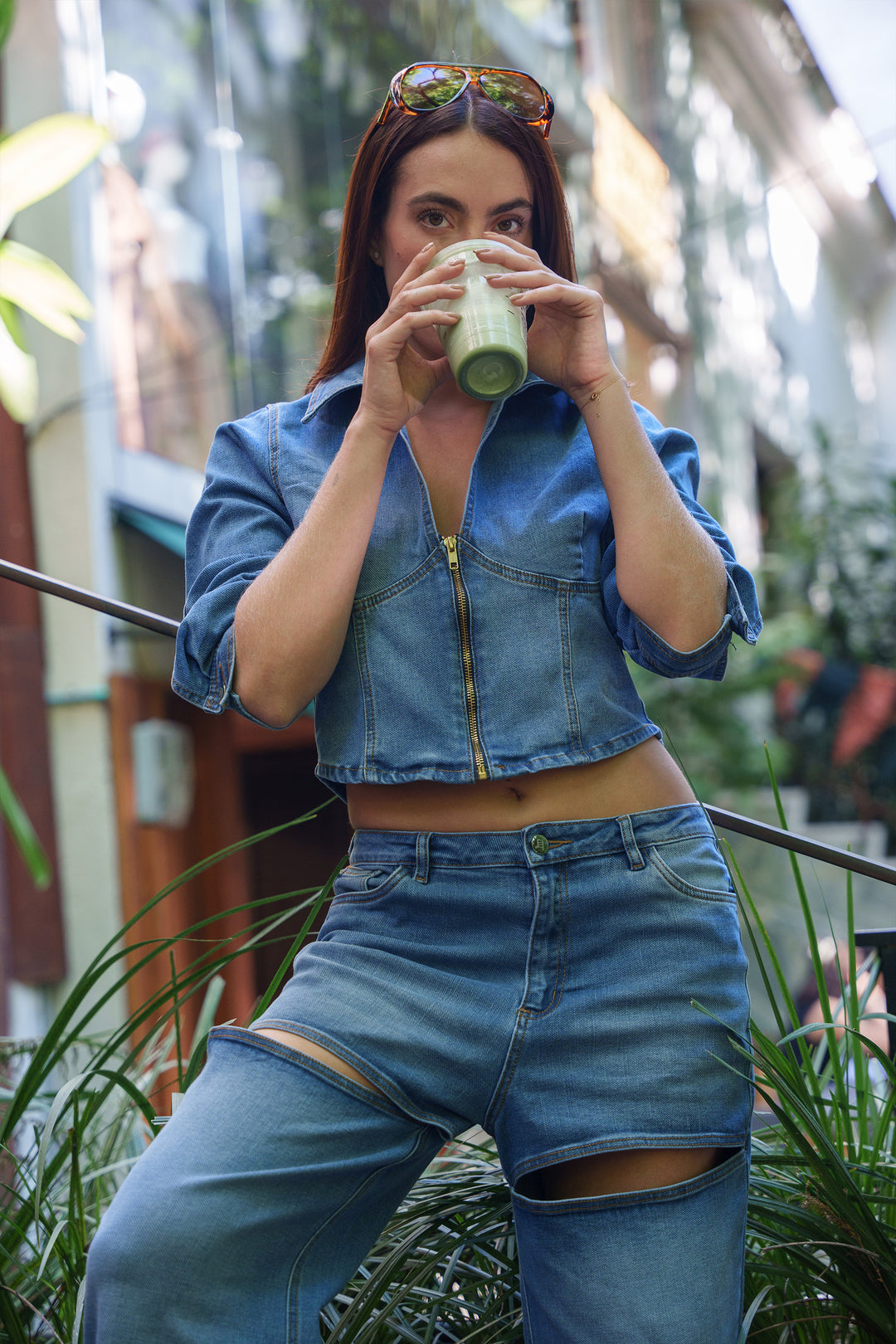 Set denim jacket - PZM1002-SET