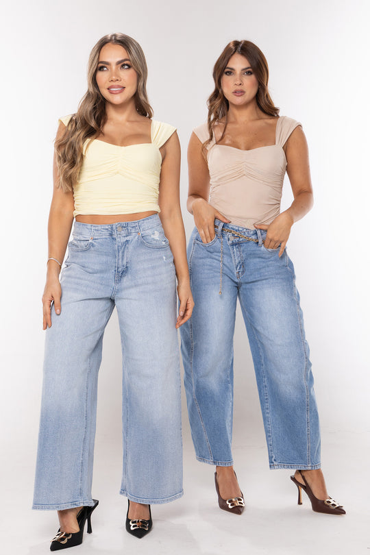 Blusa recogida princesa - PZM2634