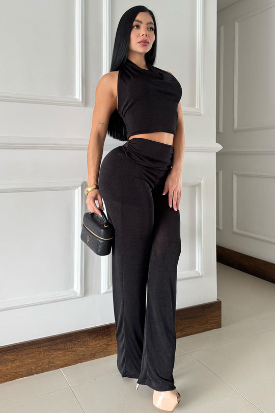 Set pants drapeado - PZM2671