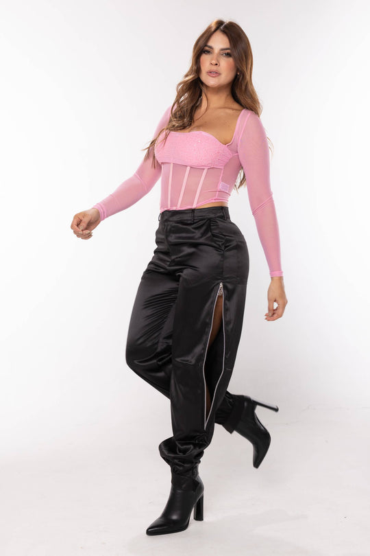 Pants cierre - BLACK2329