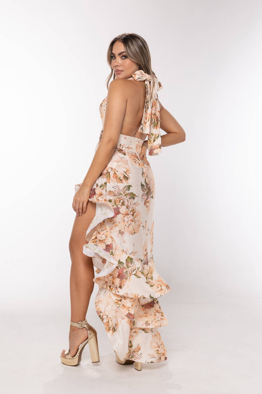 Vestido largo luxxel - LD11966