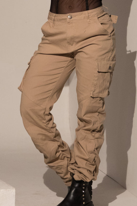 Pantalon cargo nude