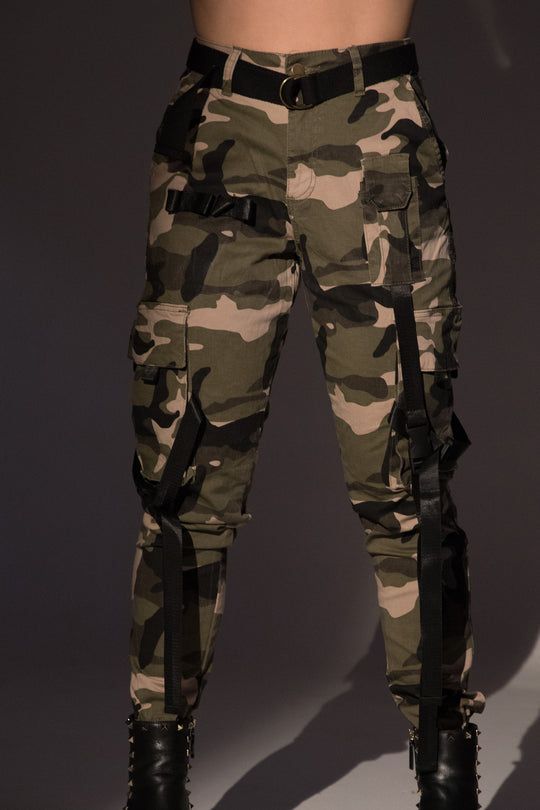 Pantalon camuflado verde