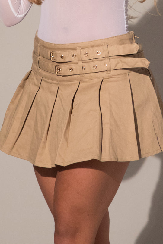 Falda corta blanc