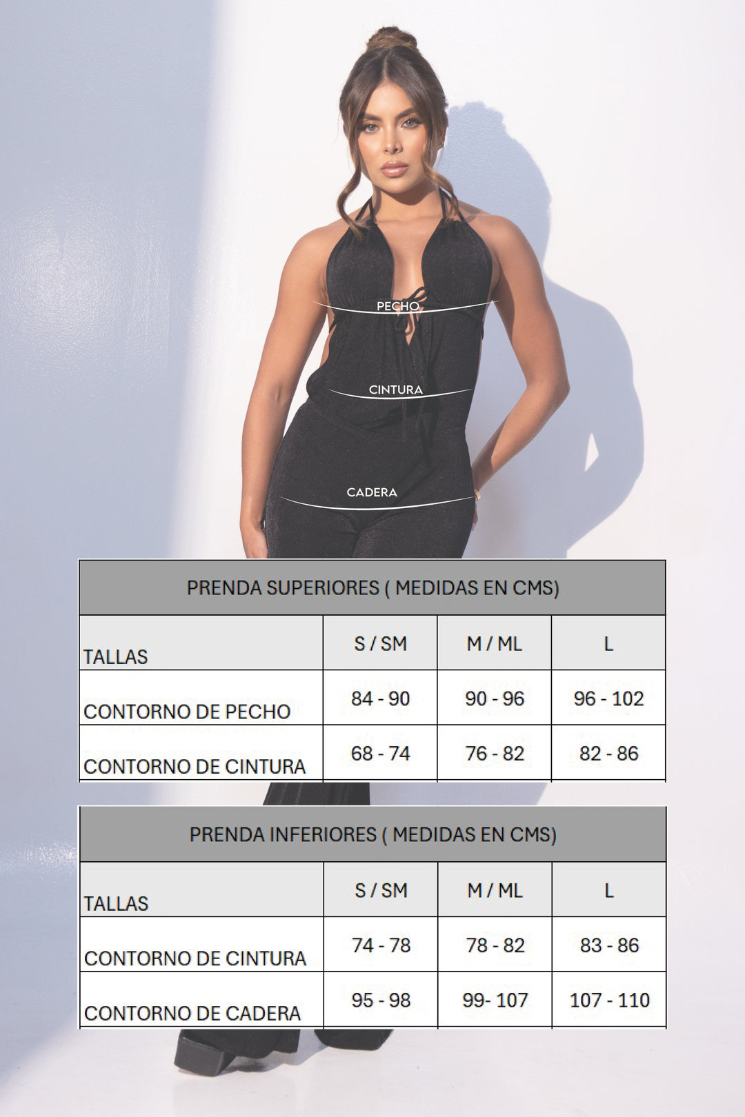Pants campana - BLACK2518