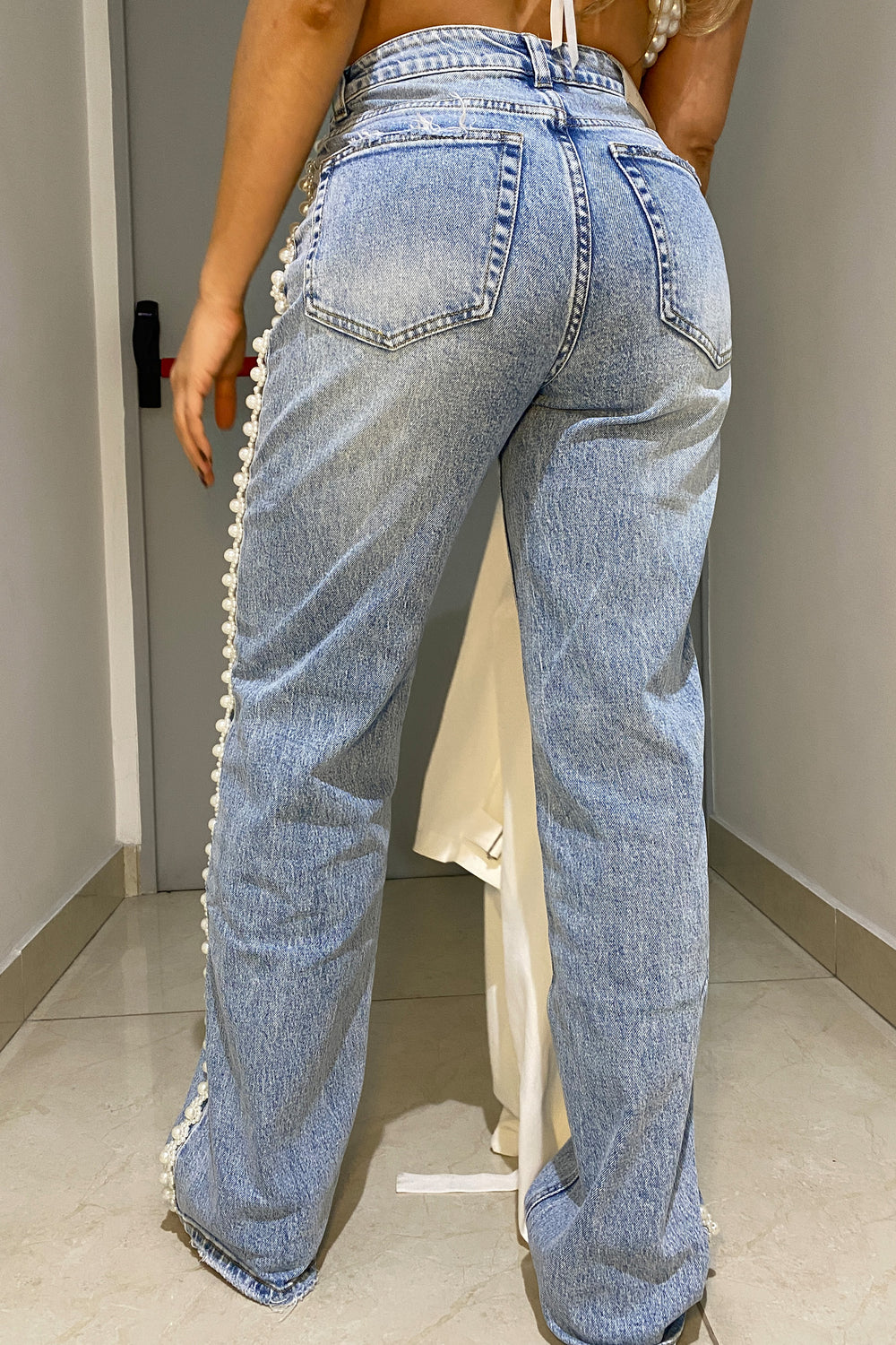 Jeans perlas - W3799