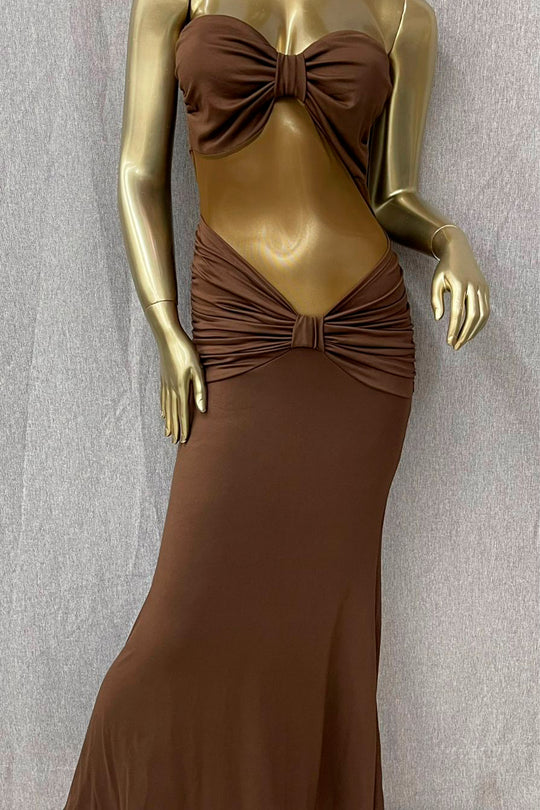 Vestido largo belle silhouette - XD4148